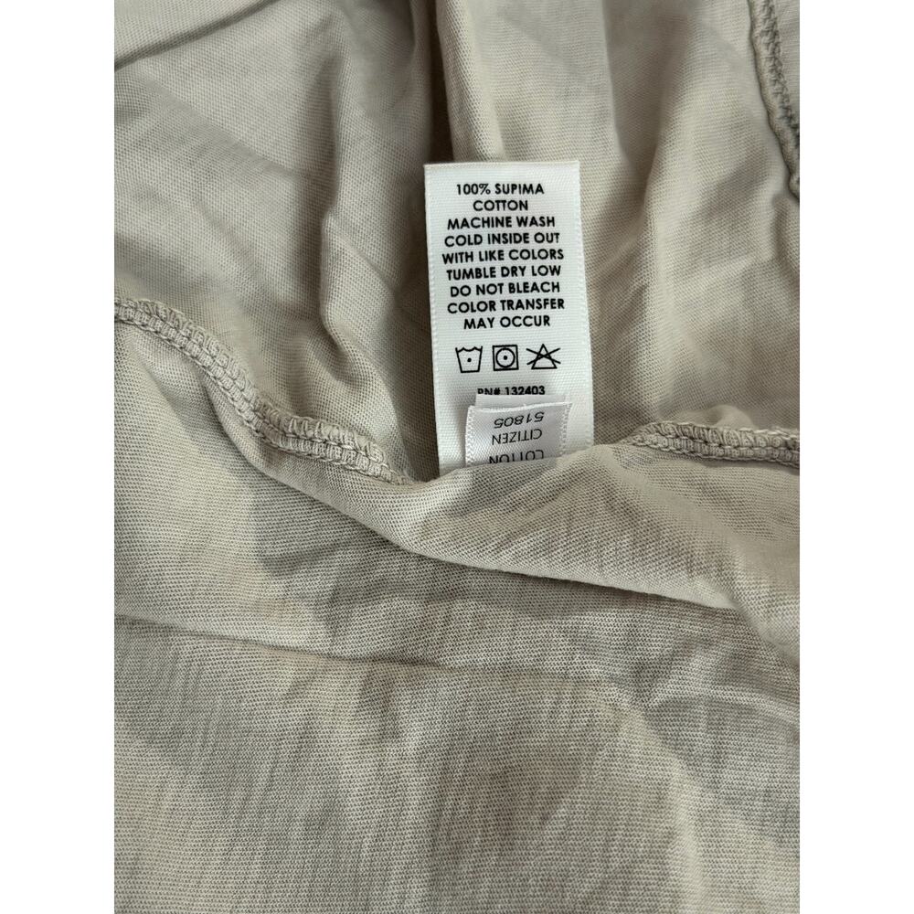 Cotton citizen distressed crewneck tee shirt oat - Picture 3 of 5